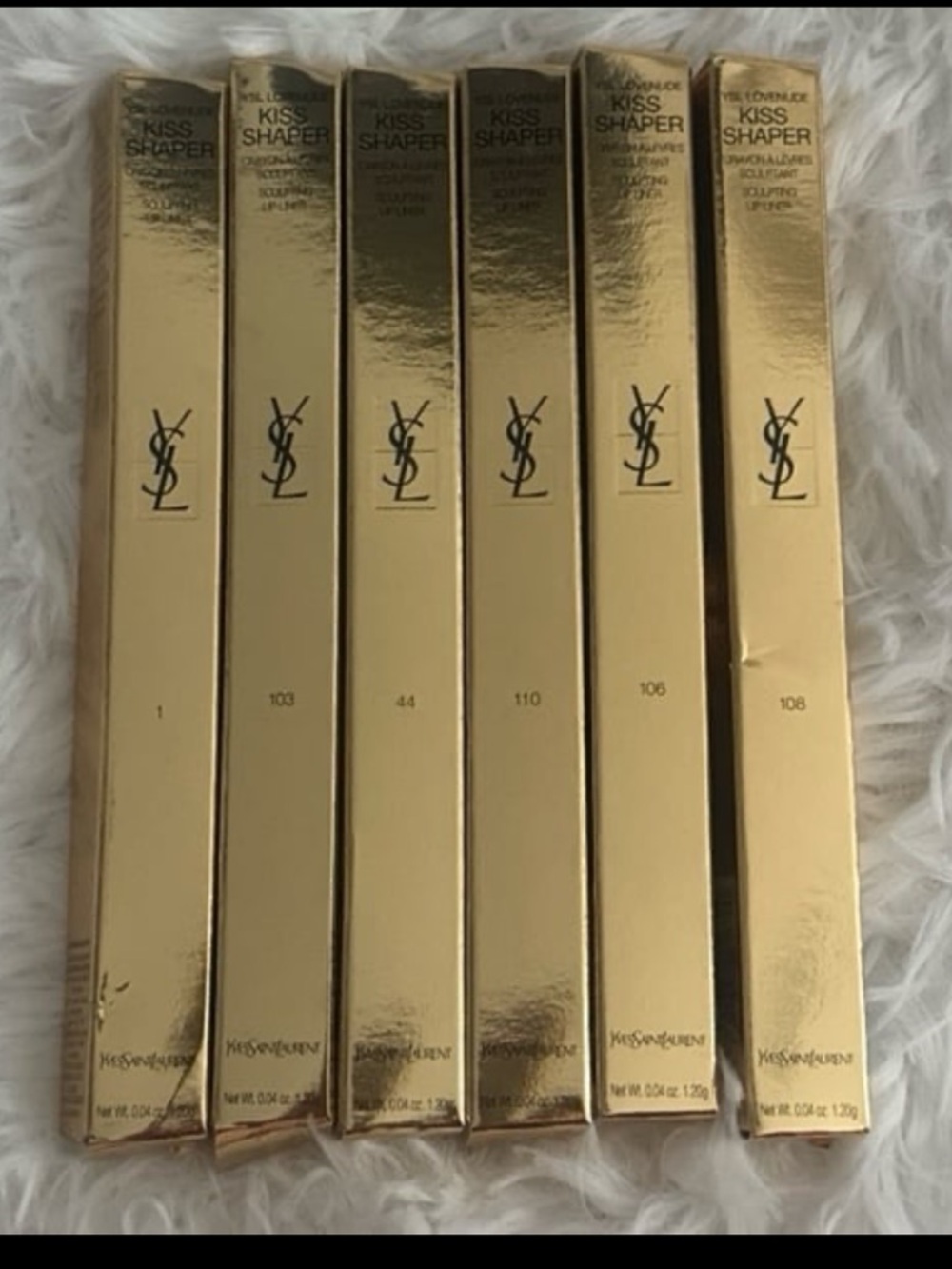 NEW DROP! Yves Saint Laurent Kiss Shaper Lip Liner Set - 6 pc color range!